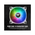 thumbnail image 2 of Thermaltake Pure Duo 14 ARGB Sync Radiator Fan White (2-Fan Pack), 2 of 7