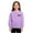 Purple, variant on Bixock Toddler Boys and Girls Tops,Kids Long Sleeve Tops Valentine Heart Print Fleece Lined Round Neck Sweatshirt for Boys Girls 2-12Y Tops