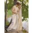 thumbnail image 3 of Eero Järnefelt 19x24 Black Modern Framed Museum Art Print Titled - Bathing Sheet (1906), 3 of 5