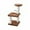 Brown, variant on Gumesh Space-Saving Cat Tree with Sisal Scratching Posts - Multi-Level Modern Climbing Frame for Indoor Cats, Hanging Toys & Perches, Compact Design for Apartments Household Tool Kit