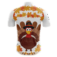 thumbnail image 2 of Thankgiving Turkey Men's Cycling Jersey - 3XL, 2 of 3