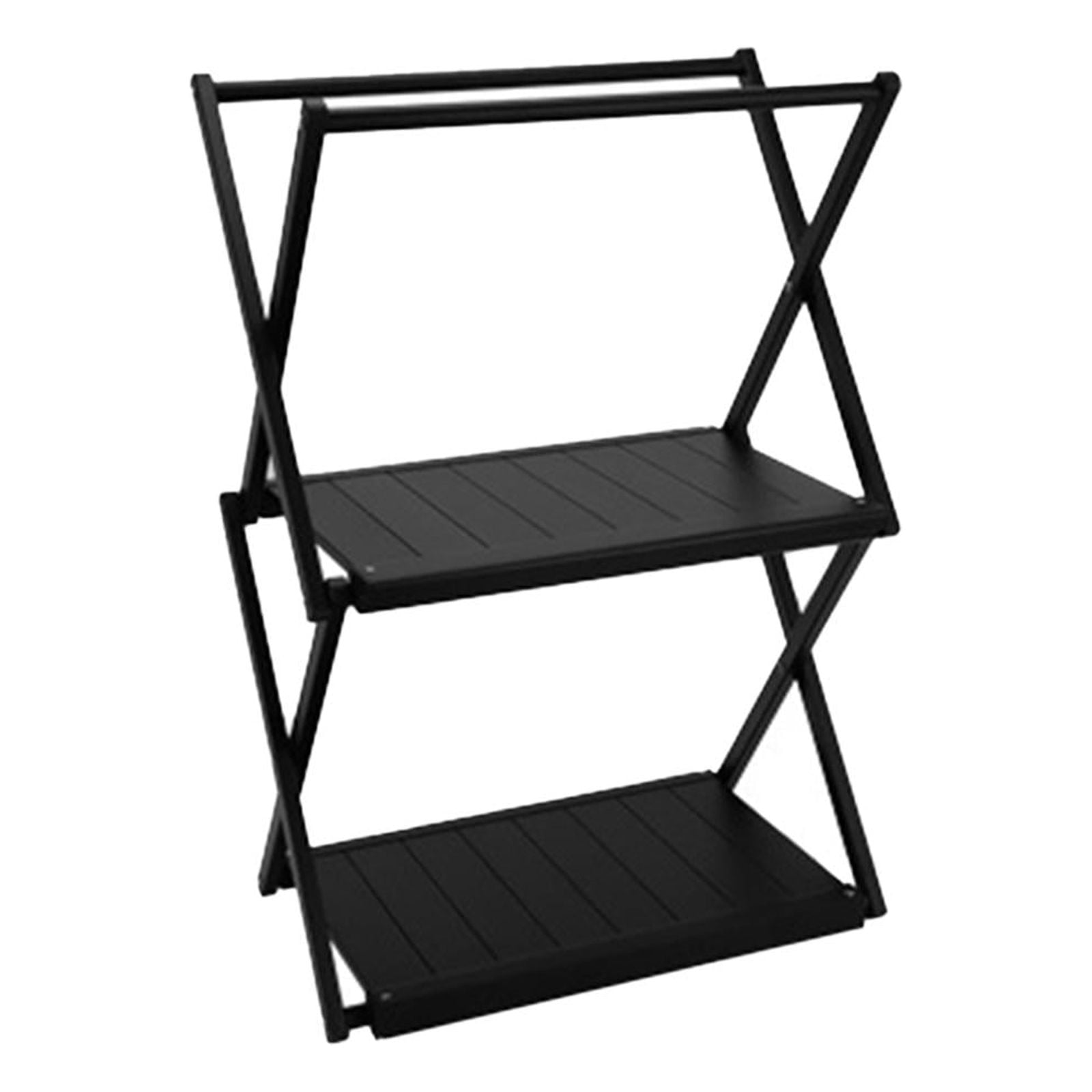 Camping Table, Aluminum Picnic Tables, Backpacking Travel Table, Outdoor Camping 2 Tier