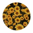 thumbnail image 2 of JEUXUS Spring Sunflower Tablecloth Round Ruitic Yellow Floral Table Cloth Waterproof Fabric Farmhouse Sun Flower Tablecloths Decorative for Holiday Home Party Wedding Picnic, 2 of 7
