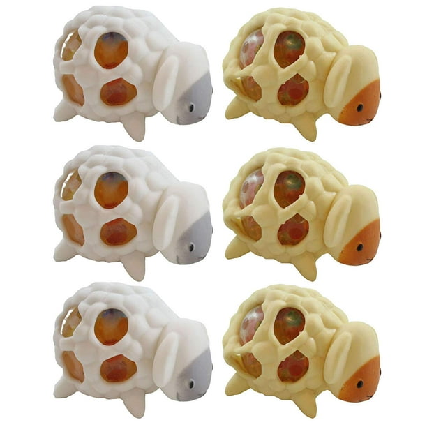 6 Sheep Squishy Blob Mesh Ball with Soft Web - Squishy Fidget Ball Stress Cute Easter - Walmart.com