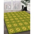 thumbnail image 2 of Ahgly Company Indoor Square Patterned Olive Green Area Rugs, 8' Square, 2 of 6