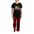 thumbnail image 4 of CafePress - I Didn't Do It Dachshund Women's Dark Pajamas - Women's Short Sleeve Print T-Shirt and Pants Dark Cotton Pajama Set, 4 of 7