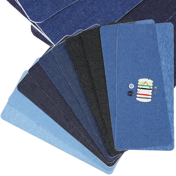 landege 10pcs Iron On Patches Jeans Repair Patches Clothes Patches Iron On Applique Clothing Embellishments