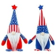 thumbnail image 4 of 4th of July Patriotic Gnome Decorations, Handmade Gnomes Plush Table Ornaments Gift for Independence Day Memorial Day Presidents Day Veterans Day Armed Forces Day, 4 of 7