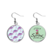 thumbnail image 1 of Acuarela paraguas lluvia purpura Colgante decorativo temporada pendientes de primavera joyas Unbranded M, 1 of 3