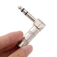 thumbnail image 4 of Conector de micrófono Cable Audio ángulo recto estéreo teléfono enchufe guitarra conector 2 uds JShteea El nuevo, 4 of 6
