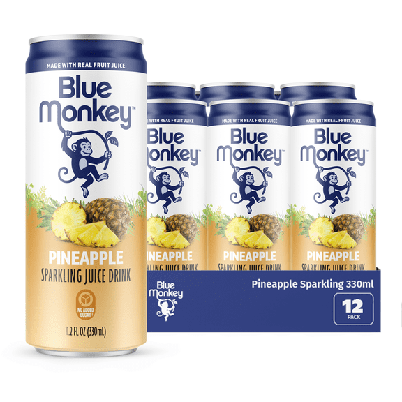 330ml Sparkling 55% Pineapple Juice 12 Pack