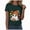 Dark Green, variant on TOWED22 Women Cute Bow Ghost Halloween Shirt Funny Halloween Costume Tshirts Short Sleeve Spooky Graphic Tee Tops(Dark Green,3XL)
