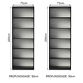 thumbnail image 3 of Kit Estante Librero Organizador Madesa 6908 Negro, 3 of 9