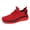 RED, variant on YUDAI Men's Slip-On Walking Shoes – Non-Slip, Breathable Mesh Sneakers for Gym, Workout & Everyday Wear