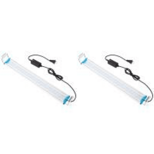 Barra de luz LED para acuario, lámpara con clip para pecera, iluminación para cultivo de plantas (18cm US)