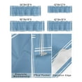 thumbnail image 3 of Kitchen Cafe Valance Curtain for Small Windows,Modernity Minimalist Solid Color Rod Pocket Short Valances Pure Wathet Baby Blue Window Treatment Panel for Living Room/Bedroom/Bathroom,60x18in, 3 of 9