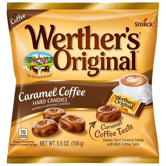 Werther's Original Hard Coffee Caramel Candies Caramel Coffee (Packaging May Vary)5.5oz