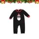 thumbnail image 5 of Monstrate Conjunto de pijamas familiares de Navidad con cuello redondo, pantalón superior, ropa de dormir, ropa de dormir BB para adultos Kits de decoración para fiestas bebé 3-6M, 5 of 6