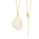 thumbnail image 4 of Collar de cristal natural Colgante de piedra de cristal irregular Collar de piedra de seda hecho a mano Joyería, 4 of 5