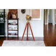 thumbnail image 6 of Antique Brass Nautical Searchlight Floor Lamp with Wooden Tripod Stand – Adjustable Height Metal Spotlight for Living Room, Bedroom, Office & Home Décor, 6 of 9