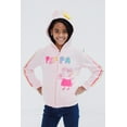 thumbnail image 5 of Peppa Pig Toddler Girls Fleece Zip Up Hoodie Pink 5T, 5 of 5