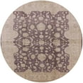 thumbnail image 1 of Ahgly Company Indoor Round Mid-Century Modern Dark Almond Brown Oriental Area Rugs, 4' Round, 1 of 6