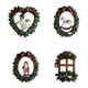 thumbnail image 1 of 4 adornos colgantes navideños 2D de acrílico para coche con cordón, adorno decorativo para interiores de ., 1 of 9