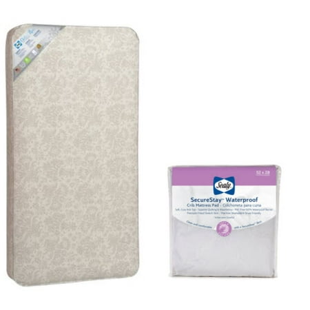 Sealy Crib Mattress with Sealy Crib Mattress Pad Value Bundle, Your