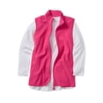 thumbnail image 5 of Woman Within Plus Size Zip-Front Microfleece Vest Long Fleece Vest, 5 of 6