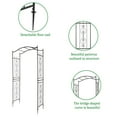 thumbnail image 5 of Ktaxon 7.5 Ft Garden Metal Arch Arbor for Climbing Plant,Outdoor Wedding, 5 of 9