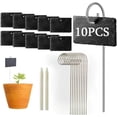 thumbnail image 2 of QualitChoice 10-Piece Plant Labels Strong Resistance, Reusable, Easy Use, Stylish And For Plant Slate Markers, Gifts Enthusiasts 10*8cm-rectangular, 2 of 5