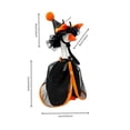 thumbnail image 6 of RUINIXCW 7 Inch Halloween Goose Outfits Desk Duck Outfit Mini Porch Goose Outfit for Desk Goose Figurine Holiday Desktop Goose Clothes Pointed Hat and Cape Set Witch Costume (No Goose), 6 of 8