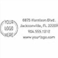 thumbnail image 2 of Holmes Stamp & Sign Custom Rectangle Logo Return Address Stamp - Self-Inking Stamper - Rubber Personalized Business Stamp - 2.5" x 0.1", 2 of 4