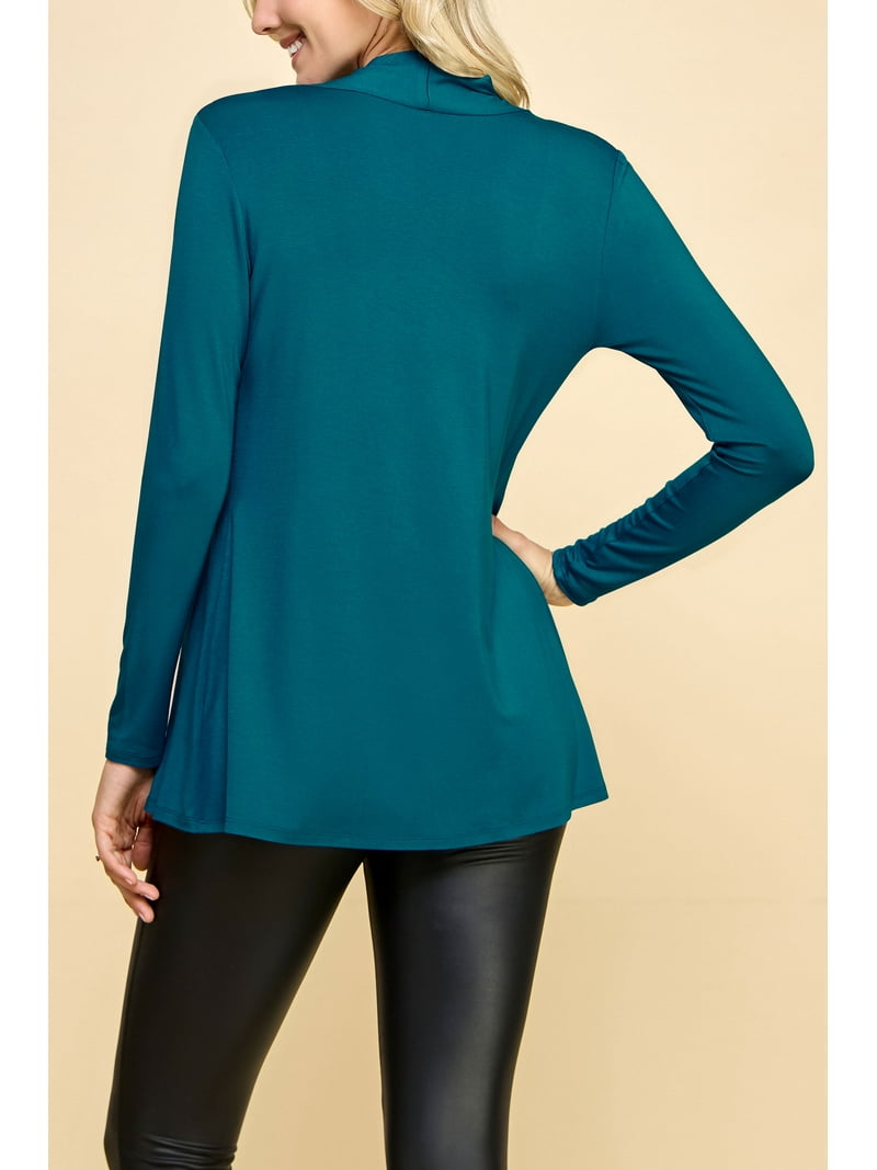 Made by Johnny Women's Lightweight Open Front Cardigans Long