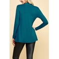 thumbnail image 3 of Made by Johnny Women's Lightweight Open Front Cardigans Long Sleeve Casual Soft Drape Fall Cardigan S TEAL, 3 of 5