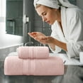 thumbnail image 2 of Plush Bath Towel Set for Couples - Thickened Velvet-Soft Face & Body Towels, Quick-Dry Absorbent for Adults, Gender-Neutral Plain Colors, 2 of 4