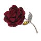thumbnail image 1 of Crystal Handmade Gifts Rose Pins Brooch Bride Red Flower Floral Back Mother Rhinestone Pin, 1 of 5