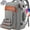 Gray, variant on UKEIN Travel Backpack for Men & Women Carry On Backpack Flight Approved Expandable 42L Waterproof Anti-Theft Personal Item Backpack with Packing Cubes and Shoe Pocket