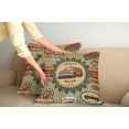 thumbnail image 3 of Ambesonne Retro Throw Pillow Cover 2 Pack, Old Sixties Car Pop Art, 24", Green Red Cream, 3 of 6