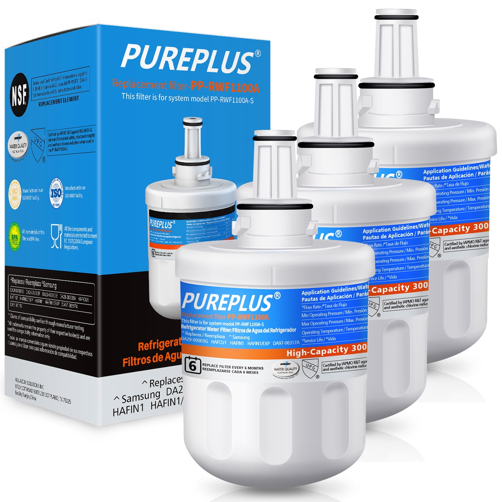 Compatible Nevera Filtro Para Samsung Aqua Pura DA29-00003F/G 