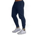thumbnail image 4 of MELDVDIB Mens Sweatpants Drawstring Elastic Waisted Joggers Pants Fashion Casual Solid Color Gym Athletic Tapered Pants with Pockets, 4 of 5