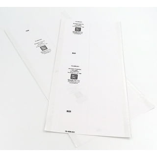  5 Pack 16 x 30 Brodart Just-A-Fold III Archival Book Covers  - Adjustable, Clear Mylar : Other Products : Office Products
