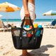 thumbnail image 2 of Bolso de playa colorido para mujeres, hombres y adolescentes, de tela Oxford transparente, organizador de viaje, bolsa de almacenamiento transparente para natación, compras, hogar, oficina, picnic,, 2 of 6