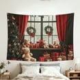 thumbnail image 2 of SOFIKAANMU Christmas Tapestries, Various Designs And Patterns, Winter Snow And Forest Tapestries, Bedroom And Dormitory Home Decor Tapestries, 6 Sizes, 80 X 60 Inches., 2 of 7