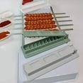 thumbnail image 1 of BBQ Köttspettmaskin Återanvändbar för Kebabpress Grillförberedelse för Kök Grilltillbehör, 1 of 5