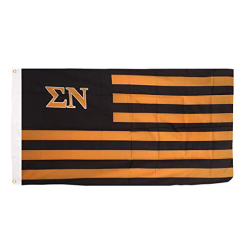 Sigma Nu Letter Fraternity Flag Greek Banner Large 3 feet x 5 feet Sign Decor Sig Nu