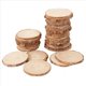 thumbnail image 3 of 80 Uds 3-4CM Sin Terminar Círculos de Madera Redonda Natural Discos de Troncos de Corteza de árbol para Manualidades DIY Decoración de Fiesta En Casa, 3 of 10