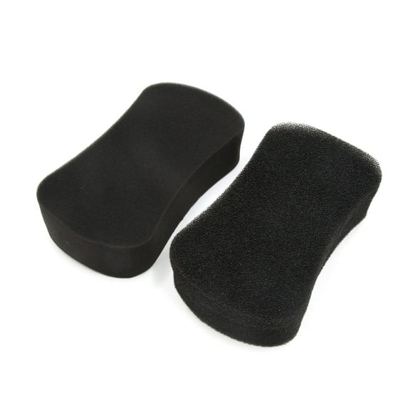 2Pcs Negro 8 Forma Lavado Herramienta de La Limpieza de Almohadilla Esponja del Cojín para El Cuerpo de Coche