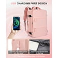 thumbnail image 4 of Large Travel Backpack Women, Carry On Backpack,Hiking Backpack Waterproof Outdoor Sports Rucksack Casual Daypack School Bag Pink, 4 of 6