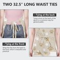 thumbnail image 6 of Dog Paw Footprint Apron-Garden Aprons for Women with Pockets-Cotton Linen Waterproof Kitchen Cooking Gardening Aprons Adjustable for Kitchen,Cooking,BBQ and Salon 33x27 Inch, 6 of 7